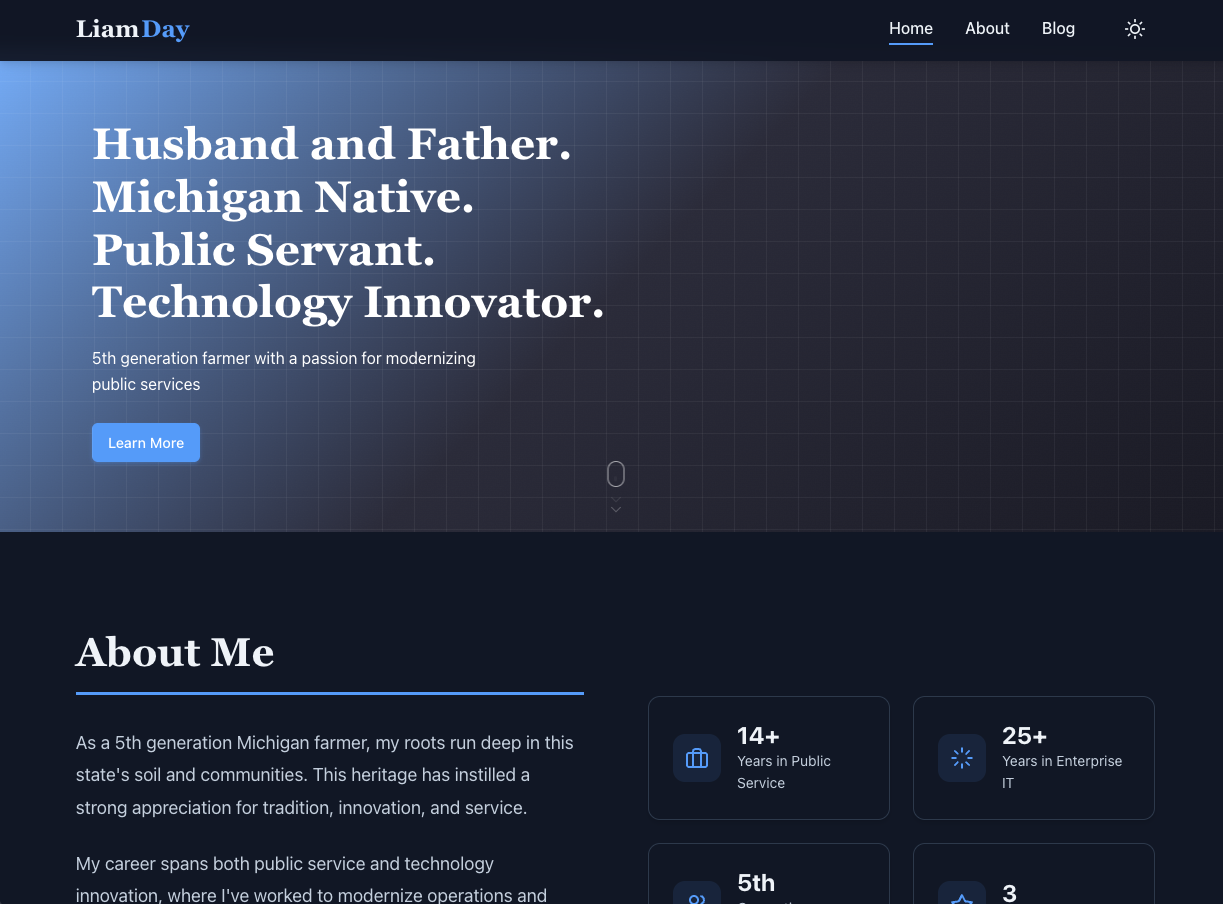 Professional Personal Website - Personal Brand & Portfolio